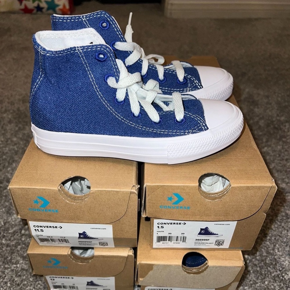 New Converse CTAS High Canvas Shoes for kids